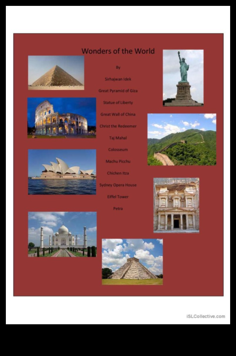 World Wonders: A Grand Tour of Landmarks