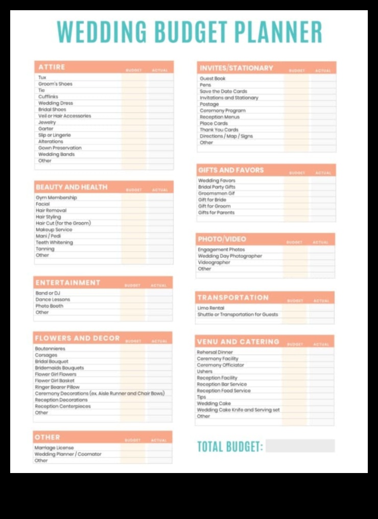 Affordable I Do's: Your Wedding Budget Blueprint