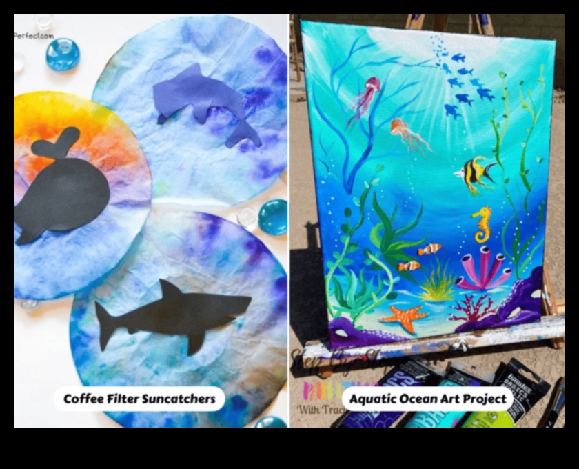 Aquatic Artistry: Painting Activities for Fish in Safe Water