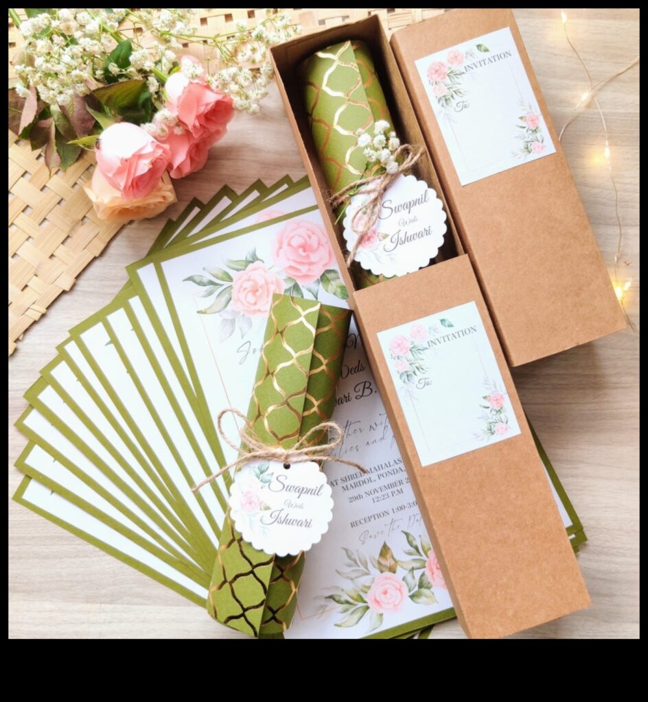 Artisanal Allure Unveiling Wedding Invites That Are Works of Art 1