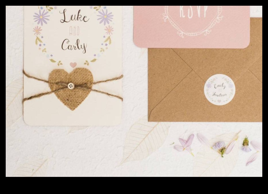 Artisanal Allure: Unveiling Wedding Invites