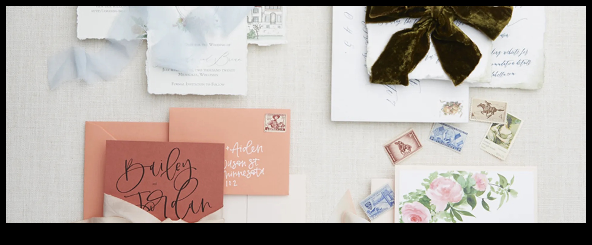 Artistic Impressions: Crafted Wedding Invites