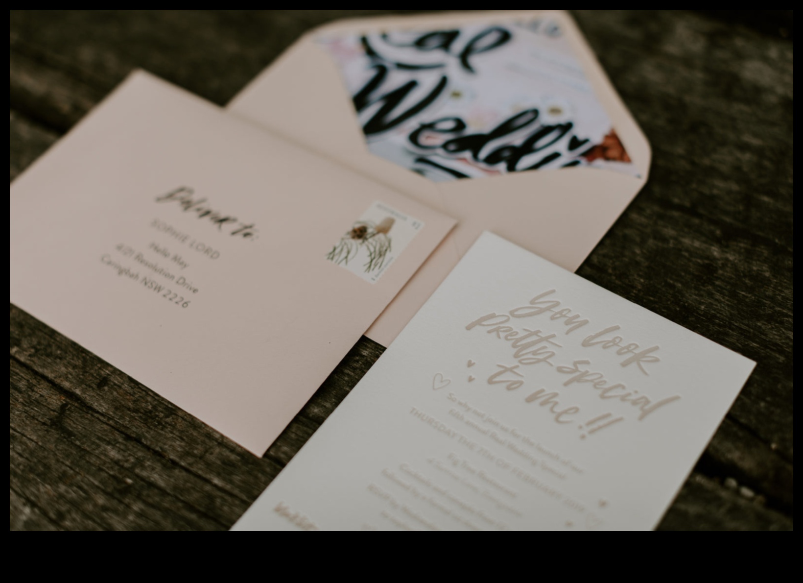 Artistic Impressions: Crafted Wedding Invites