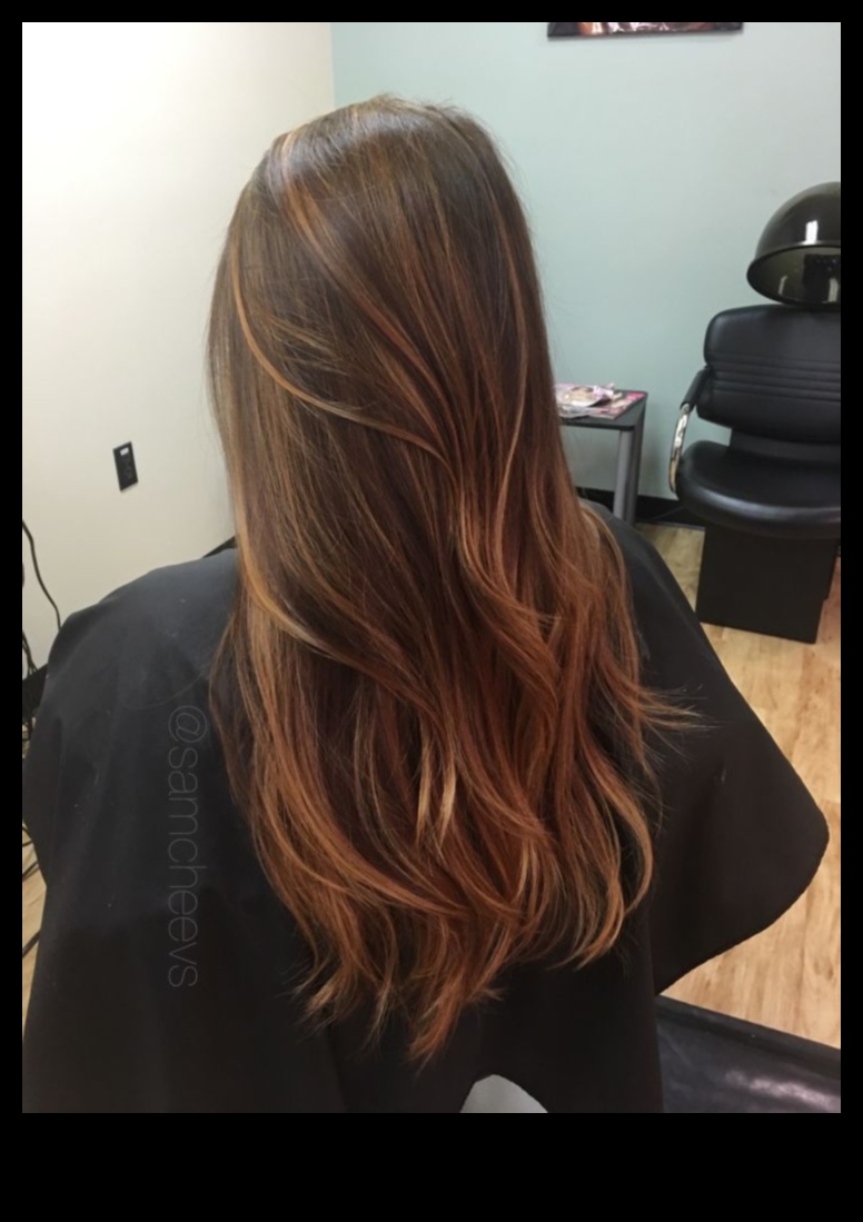 Auburn Balayage Bliss: Achieving a Sun-Kissed Auburn Look