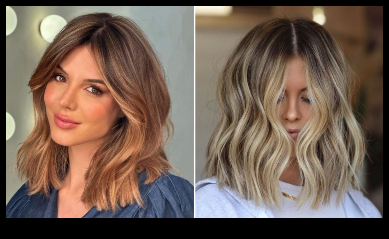 Balayage Bliss: Enhancing Your Medium-Length Hair with Color