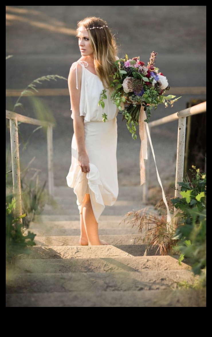Barefoot Bohemian: Effortlessly Elegant Wedding Attire