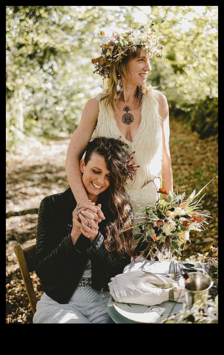 Free-Spirited Enchantment: Bohemian Wedding Attire Magic