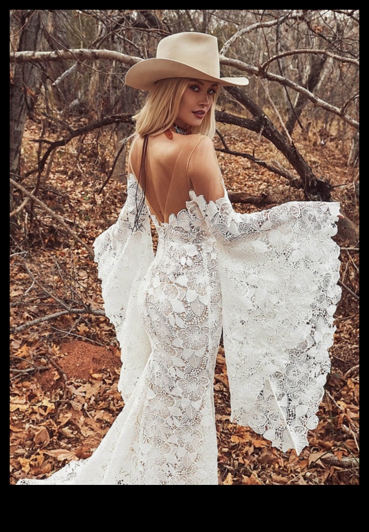 Boho Beauty: Nature's Whispers in Wedding Dress Charm