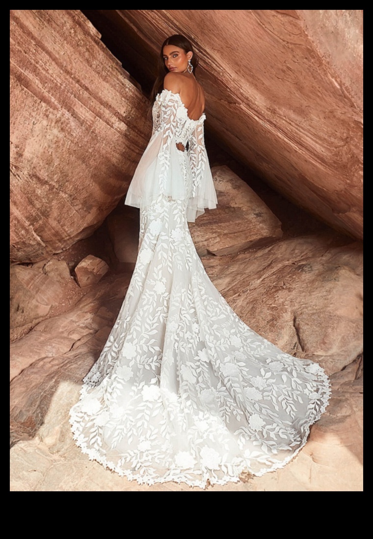 Boho Beauty: Nature's Whispers in Wedding Dress Charm