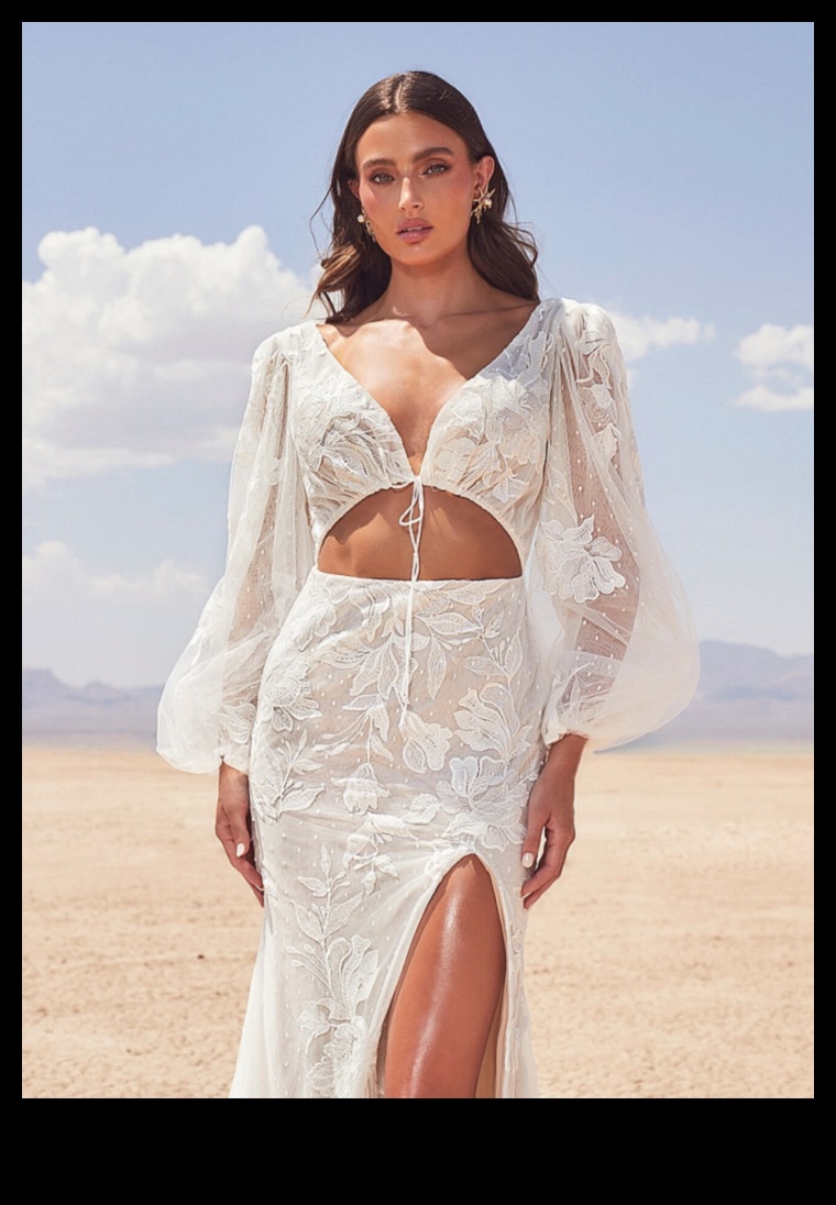 Boho Beauty: Nature's Whispers in Wedding Dress Charm