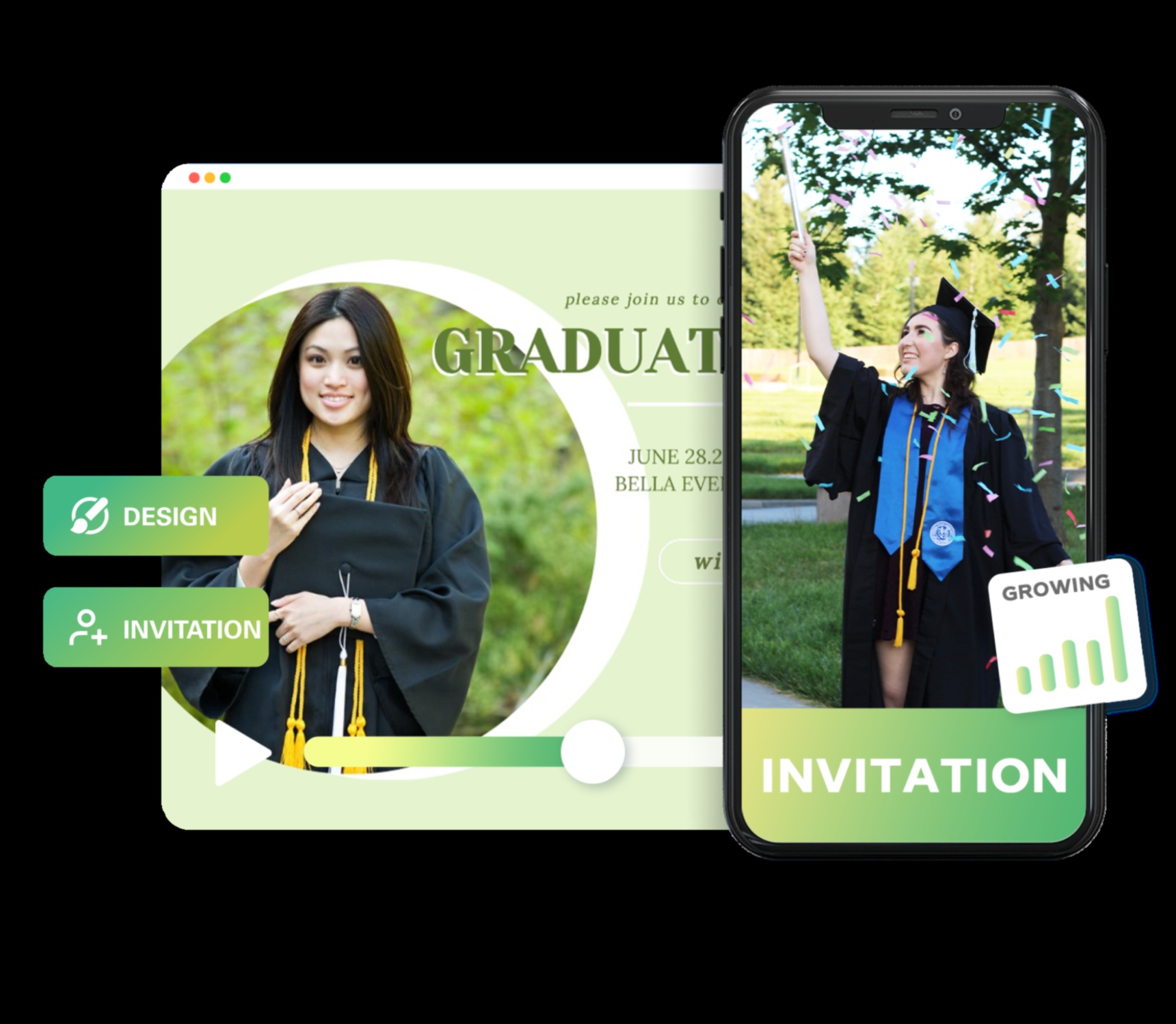 Captivating Commencement: Crafted Invitations