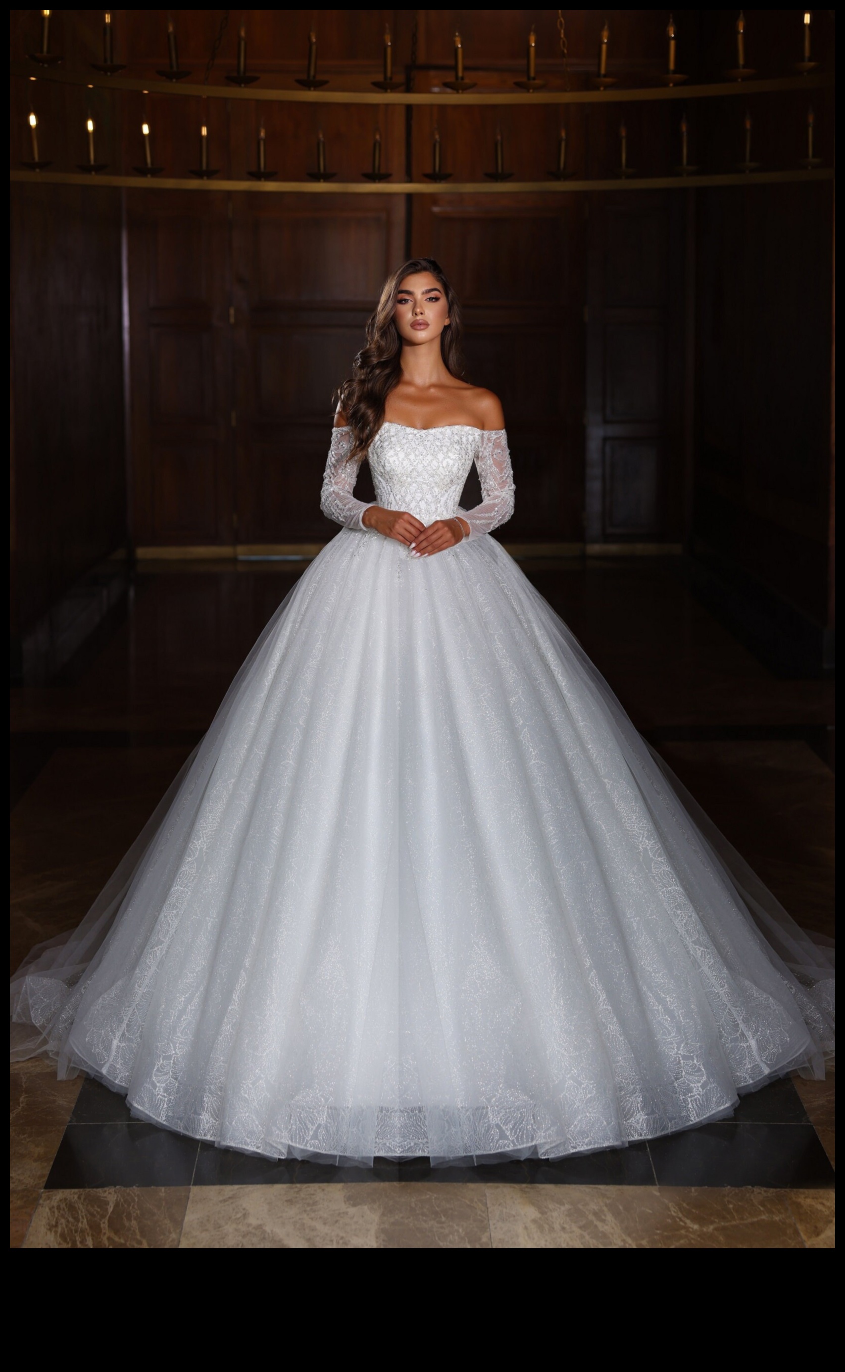 Celestial Charm: Princess Wedding Gowns for Royalty