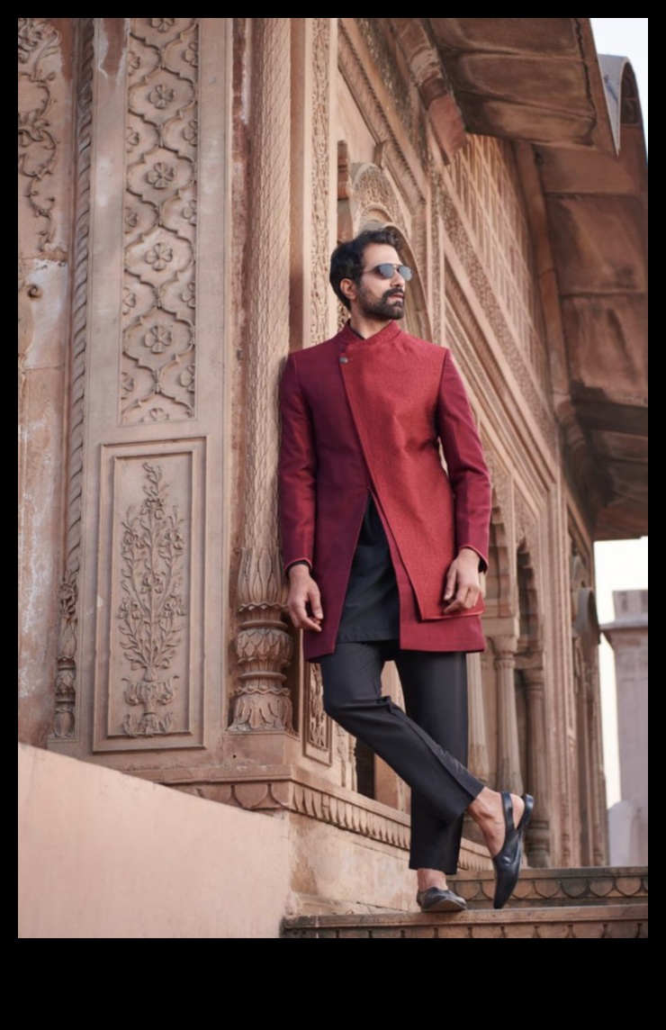 Chic Elegance: Groom's Fashion Triumph