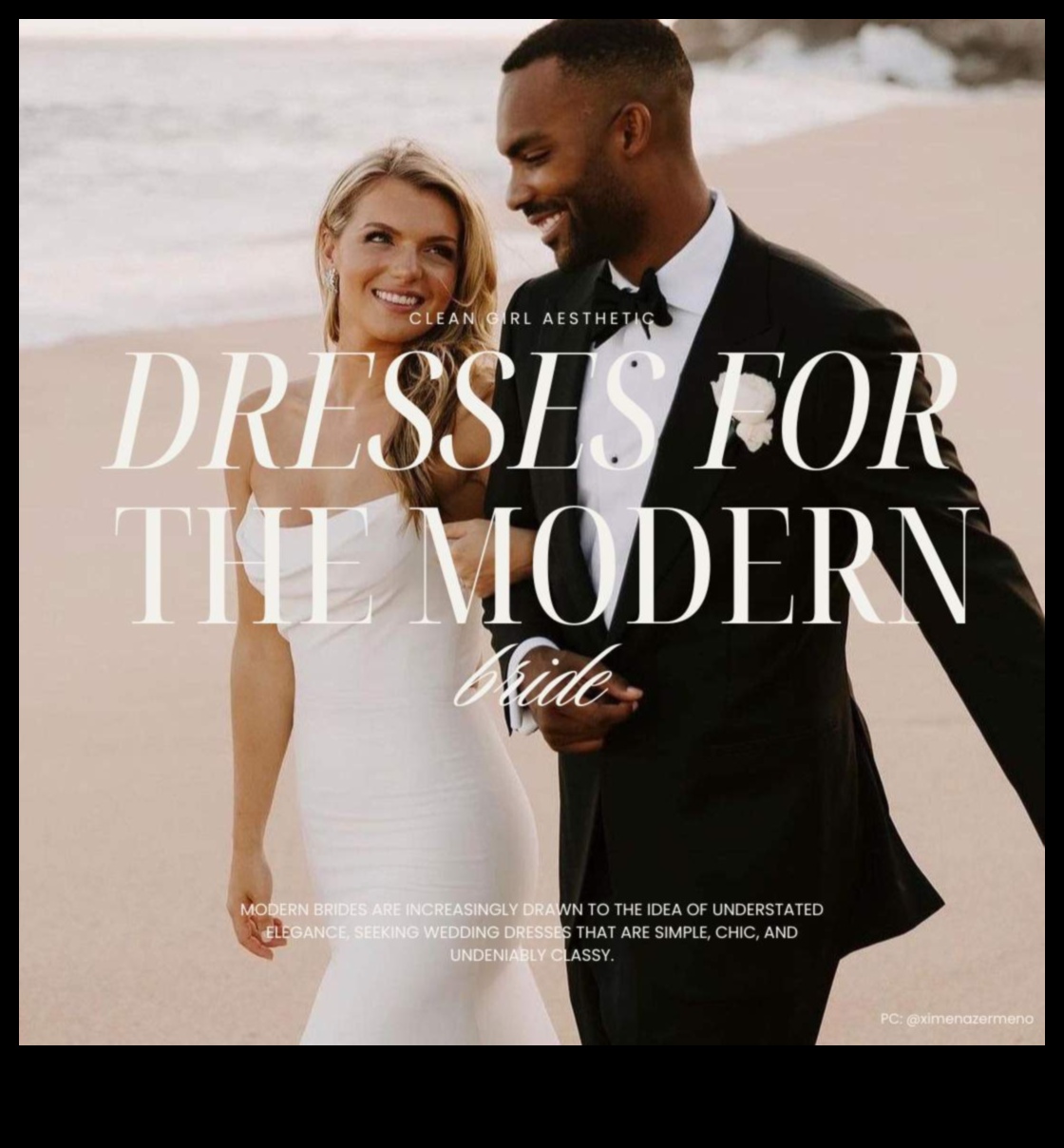 Chic Simplicity: Elegance Redefined in Modern Bridal Couture