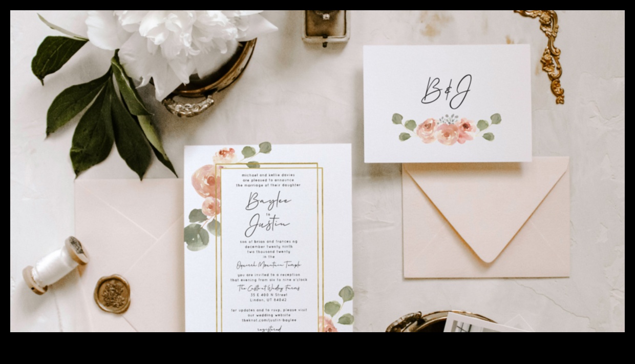 Chic Unveilings: Artistic Wedding Invitations