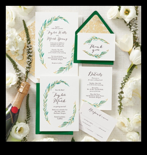 Chic Unveilings: Artistic Wedding Invitations