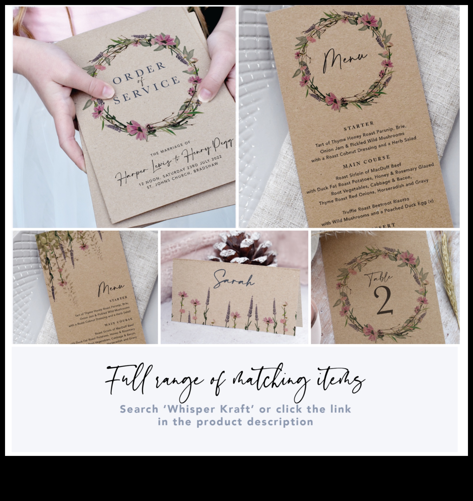 Chic Whispers Artistic Wedding Invitations That Will Make Your Guests Swoon 4 Chic Whispers: Artistic Wedding Invitations