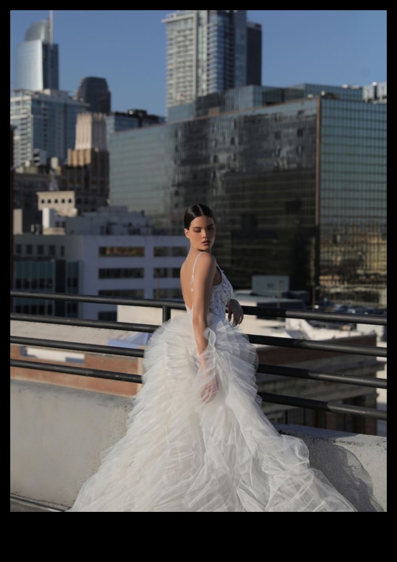 Cityscape Glam: Elegance in Every Stitch of Modern Bridal Gowns