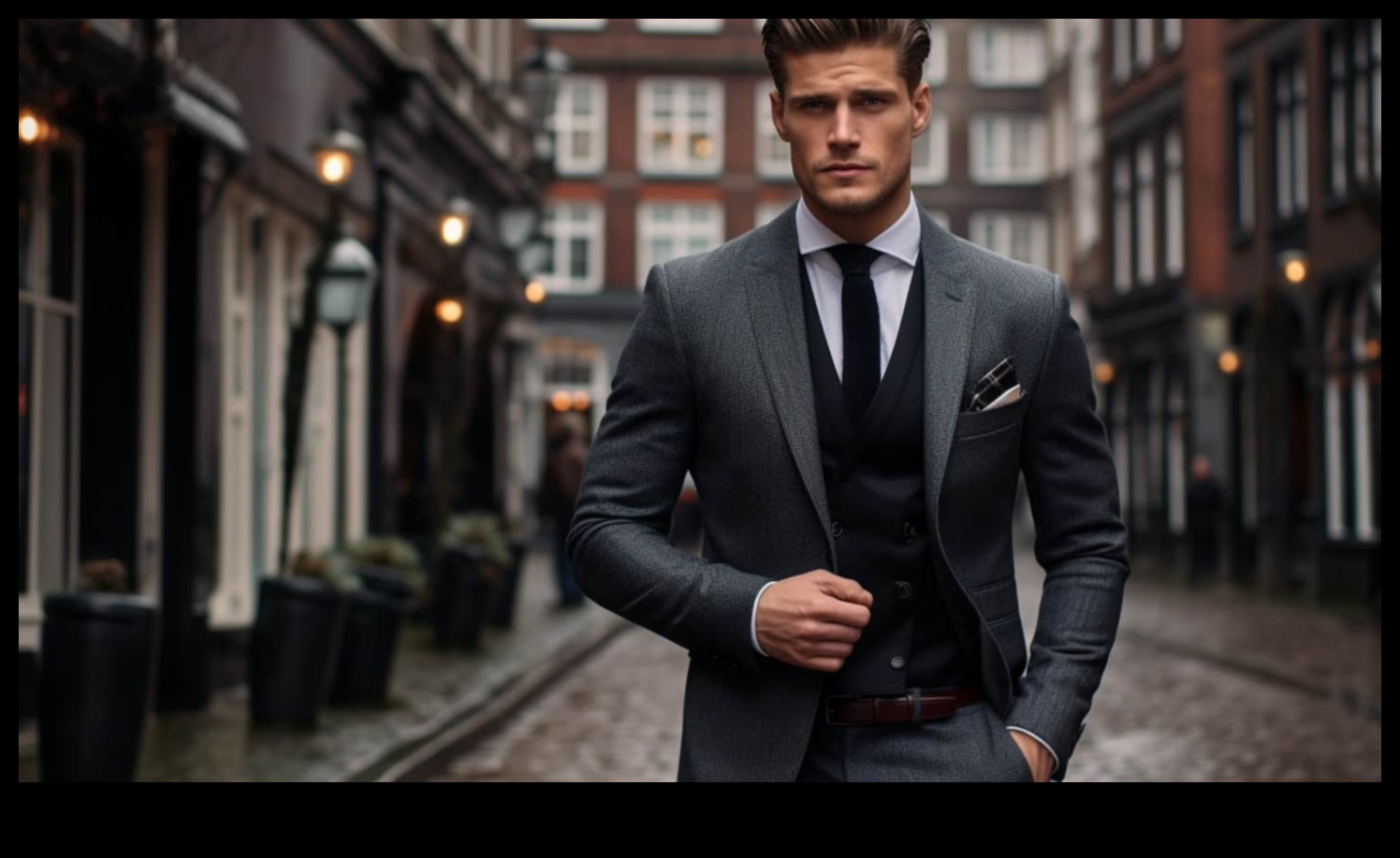 Classic Cool: Groom's Fashion Triumph