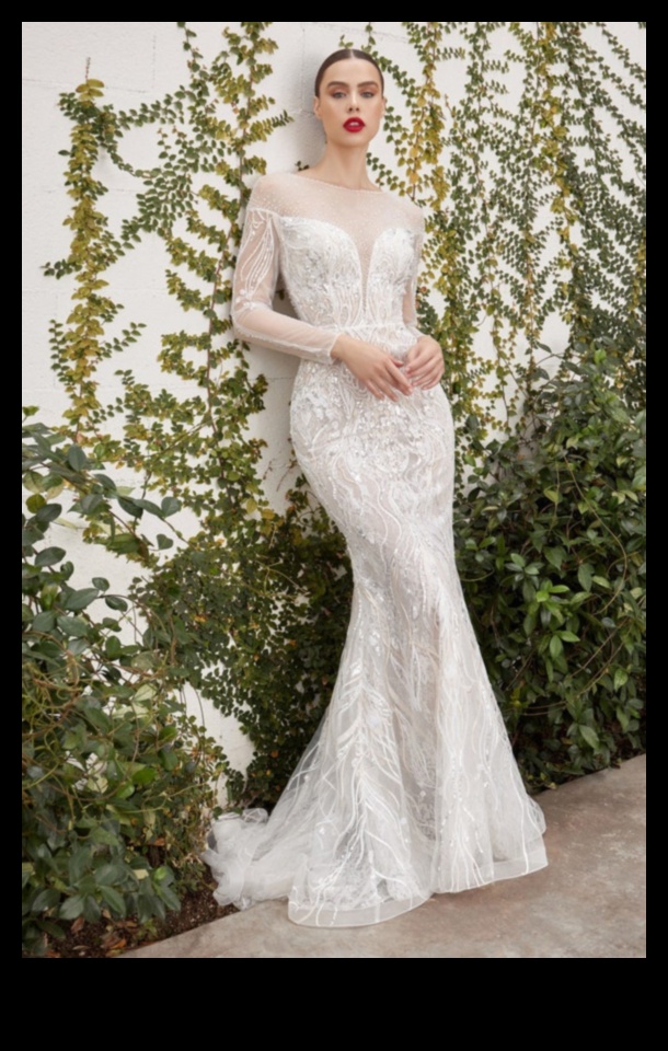 Crowning Glory: Graceful Princess Wedding Couture