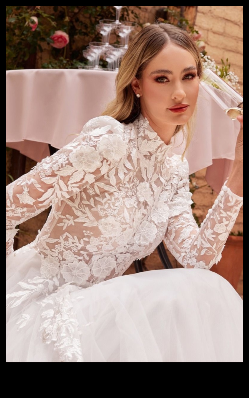 Crowning Glory: Graceful Princess Wedding Couture