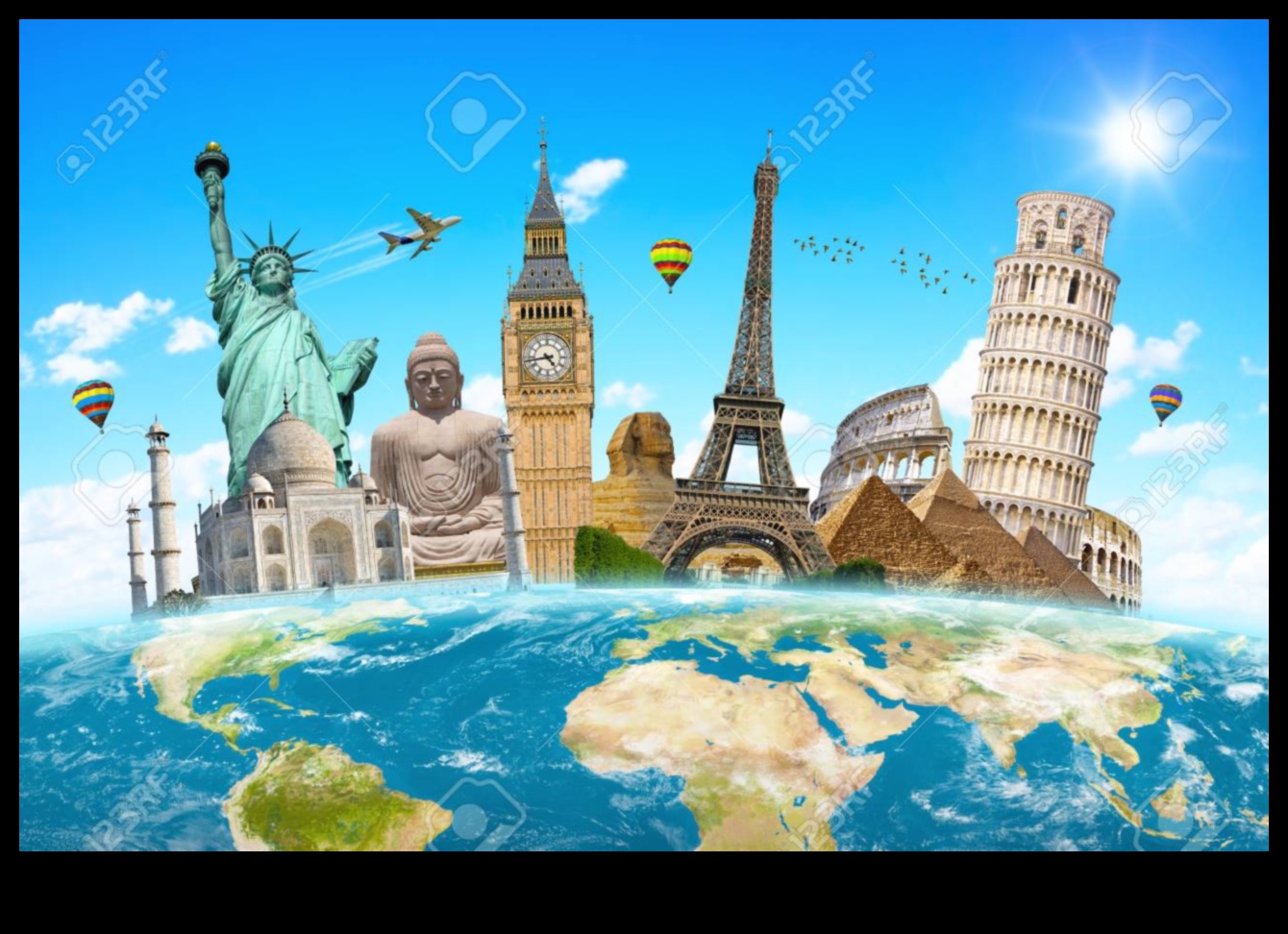 Cultural Signatures: World Landmarks in Focus