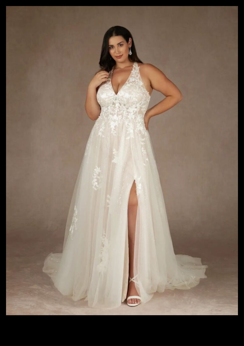 Curvy Elegance: Plus-Size Bridal Couture Radiance