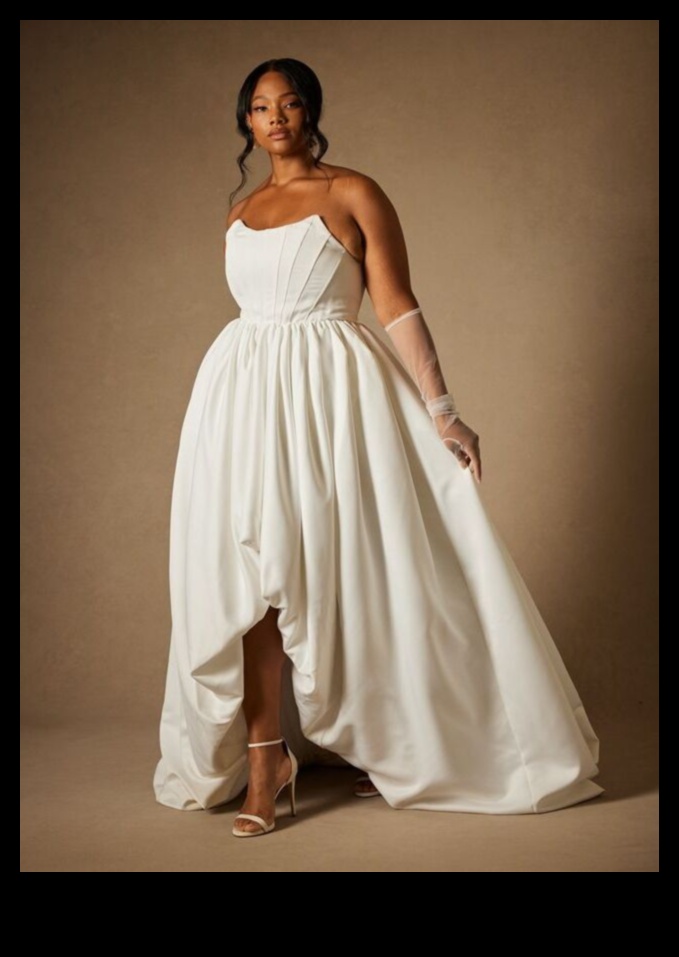 Curvy Elegance: Plus-Size Bridal Couture Radiance