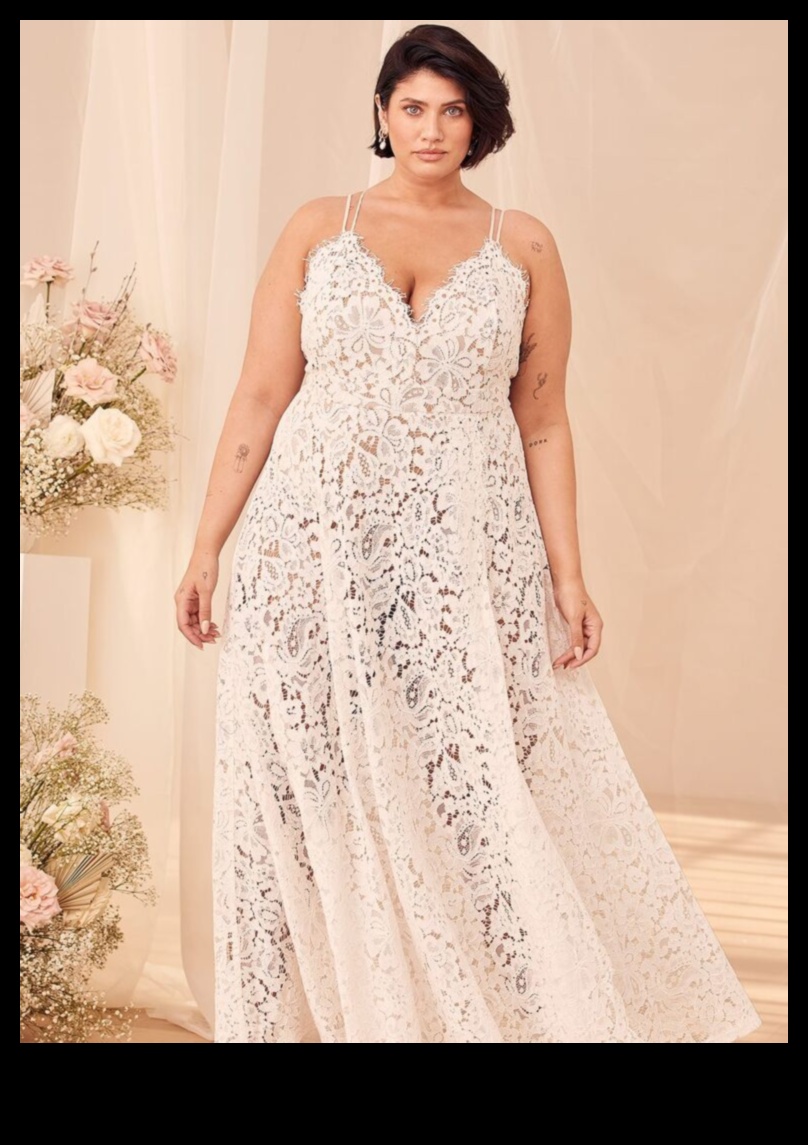 Curvy Elegance: Plus-Size Bridal Couture Radiance
