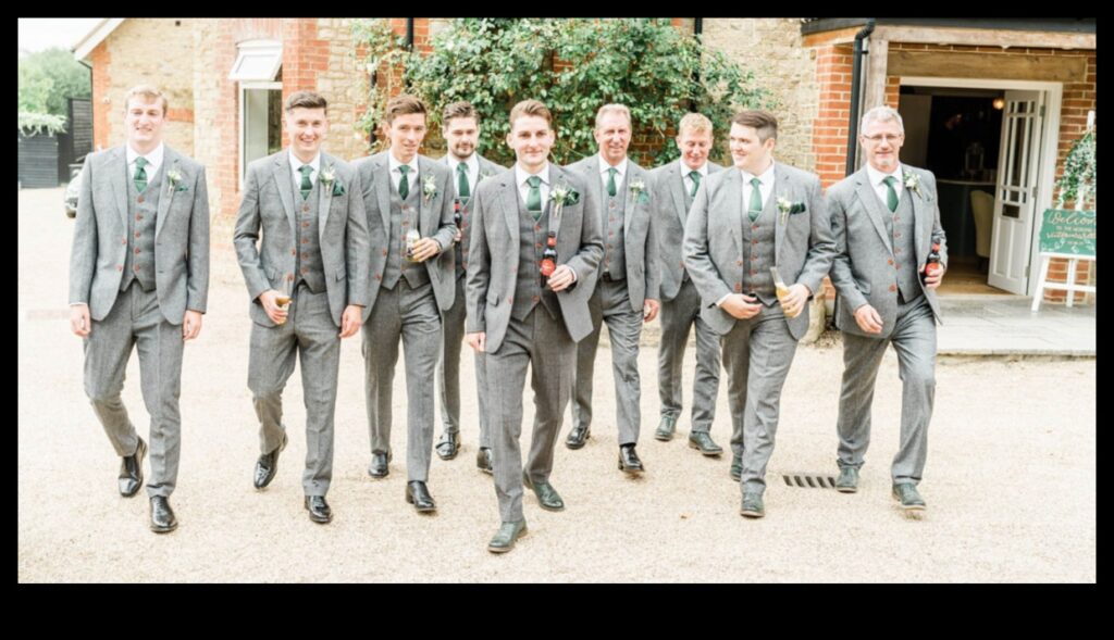 Dapper Details Groom's Attire Unveiled - The Modern Man's Guide to Looking Sharp on His Big Day 1