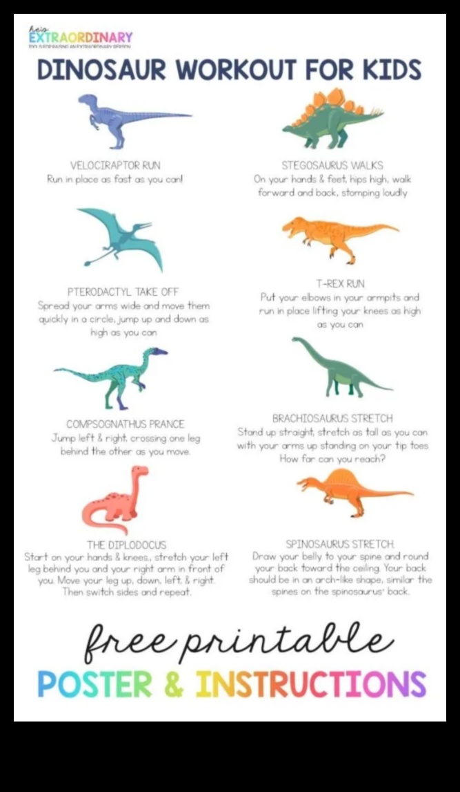 Dinosaur Discovery: Roaring Kids' Exercises for Dino Fitness