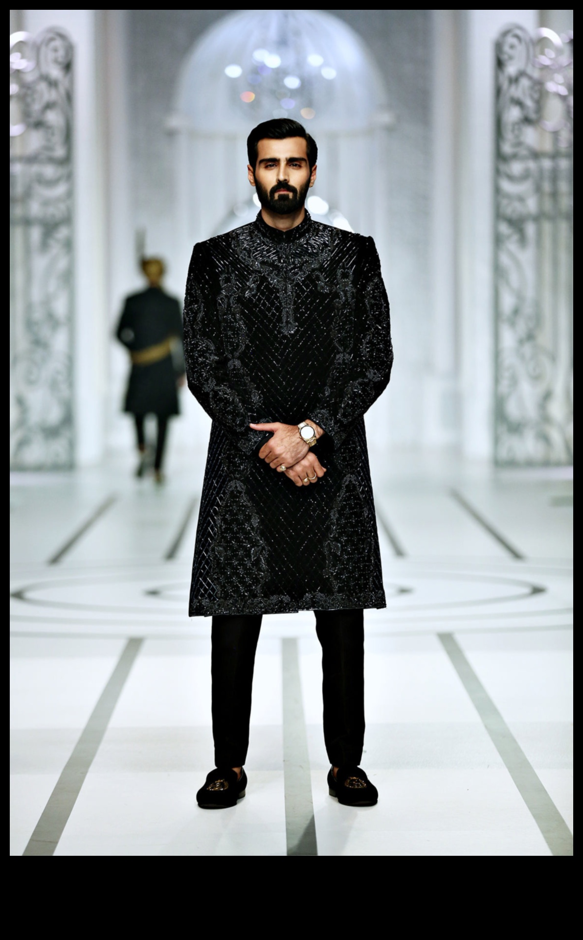 Elegant Edge: Groom's Fashion Brilliance