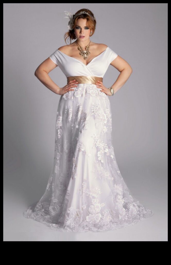 Elegantly Yours Plus-Size Bridal Attire Extravaganza - Find the Perfect Dress for Your Big Day 1
