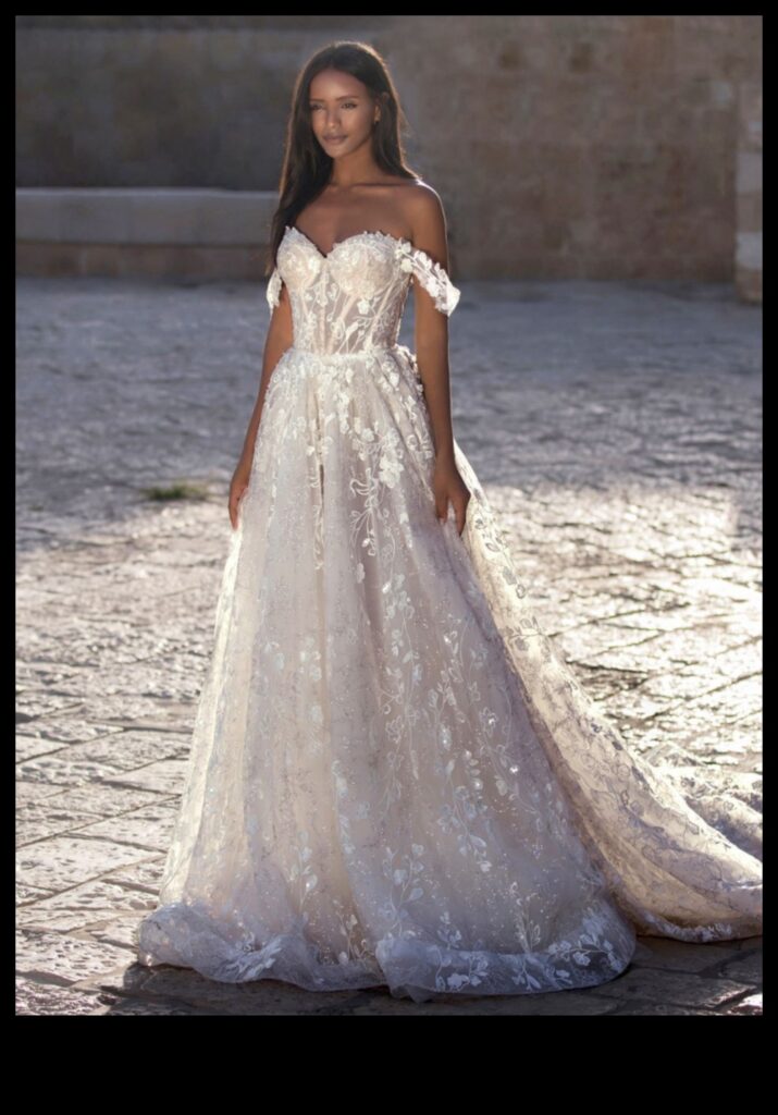 Enchanting Elegance Bridal Attire Fit for a Royal Wedding 1
