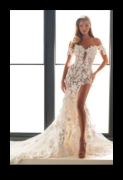 Enchanting Elegance: Bridal Attire Fit for a Queen