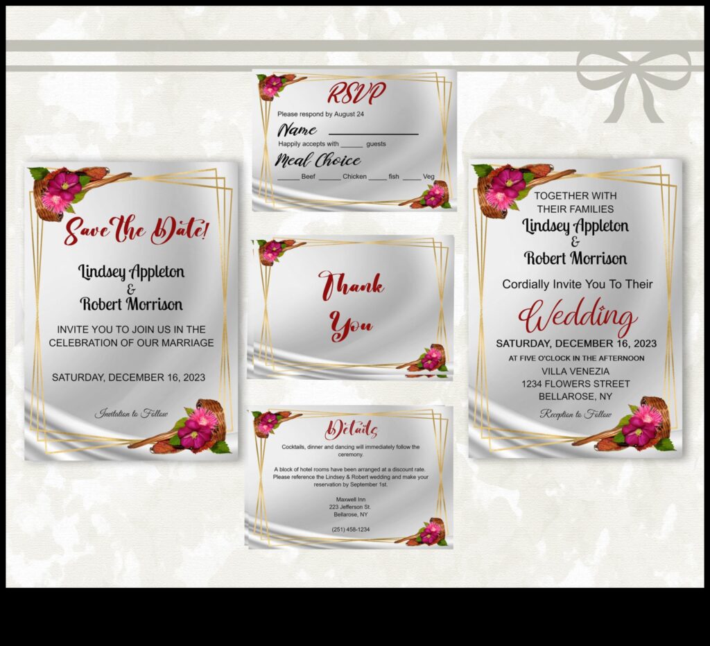 Enchanting Scripts Personalized Wedding Invites That Will Make Your Guests Swoon 1