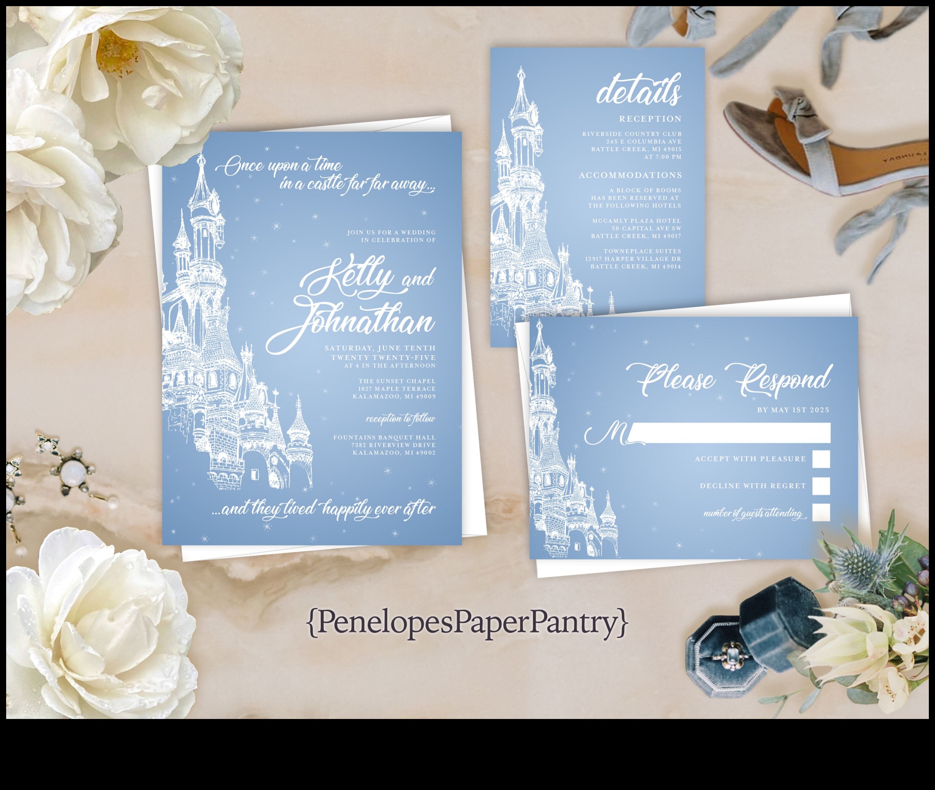 Epic Embellishments: Your Dreamy Invitations