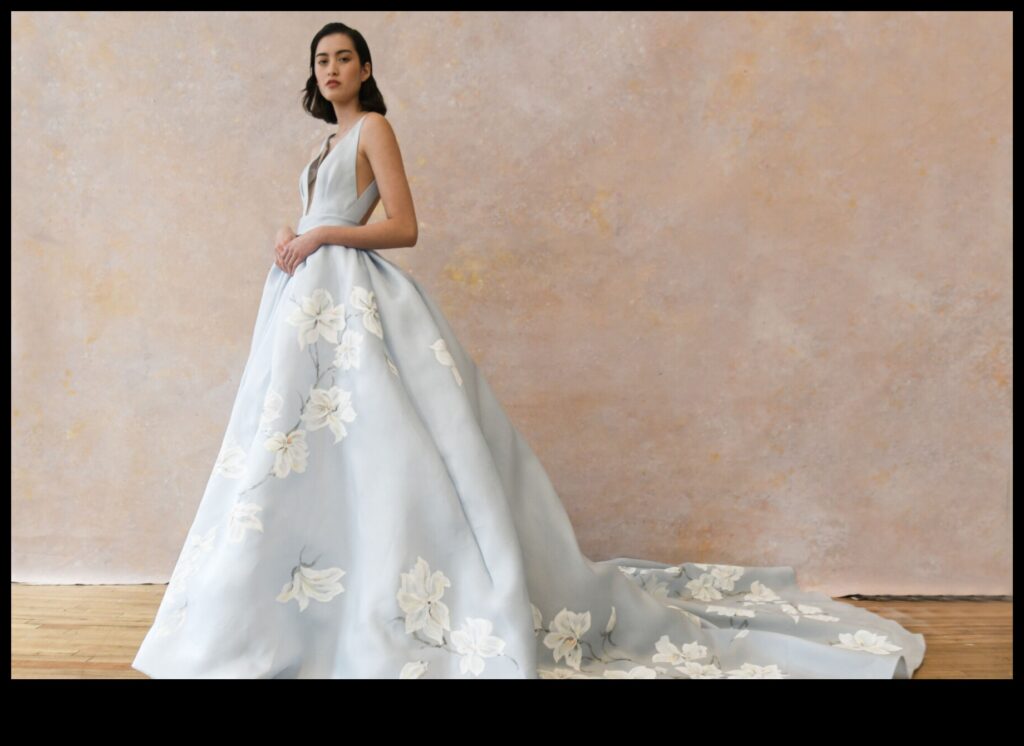 Ethereal Glamour The Bridal Fashion Trends of 2023 1