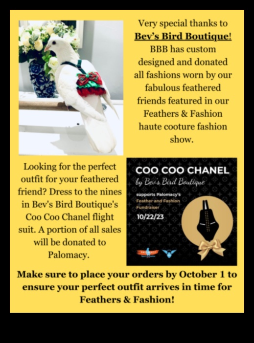 Feathered Friends Fashion Dress Your Bird to Impress 1