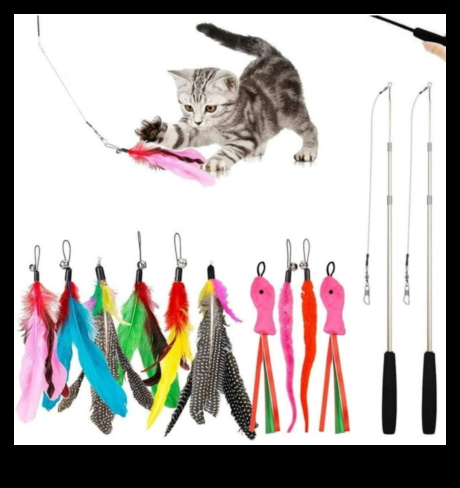 Feline Feather Frenzy: Interactive Feather Toys for Cats