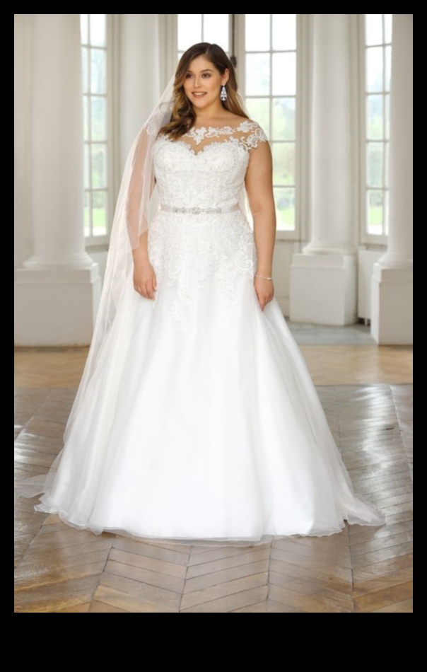 Flaunt Your Curves Plus-Size Bridal Dresses That Will Make You Shine 1