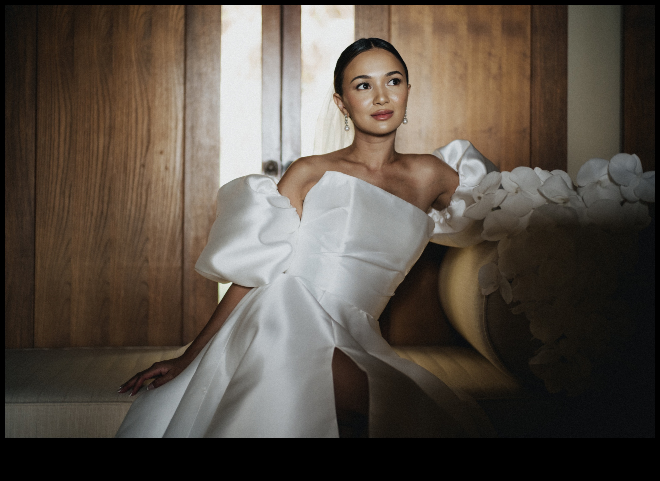 Glamour in White: Bridal Radiance Defined