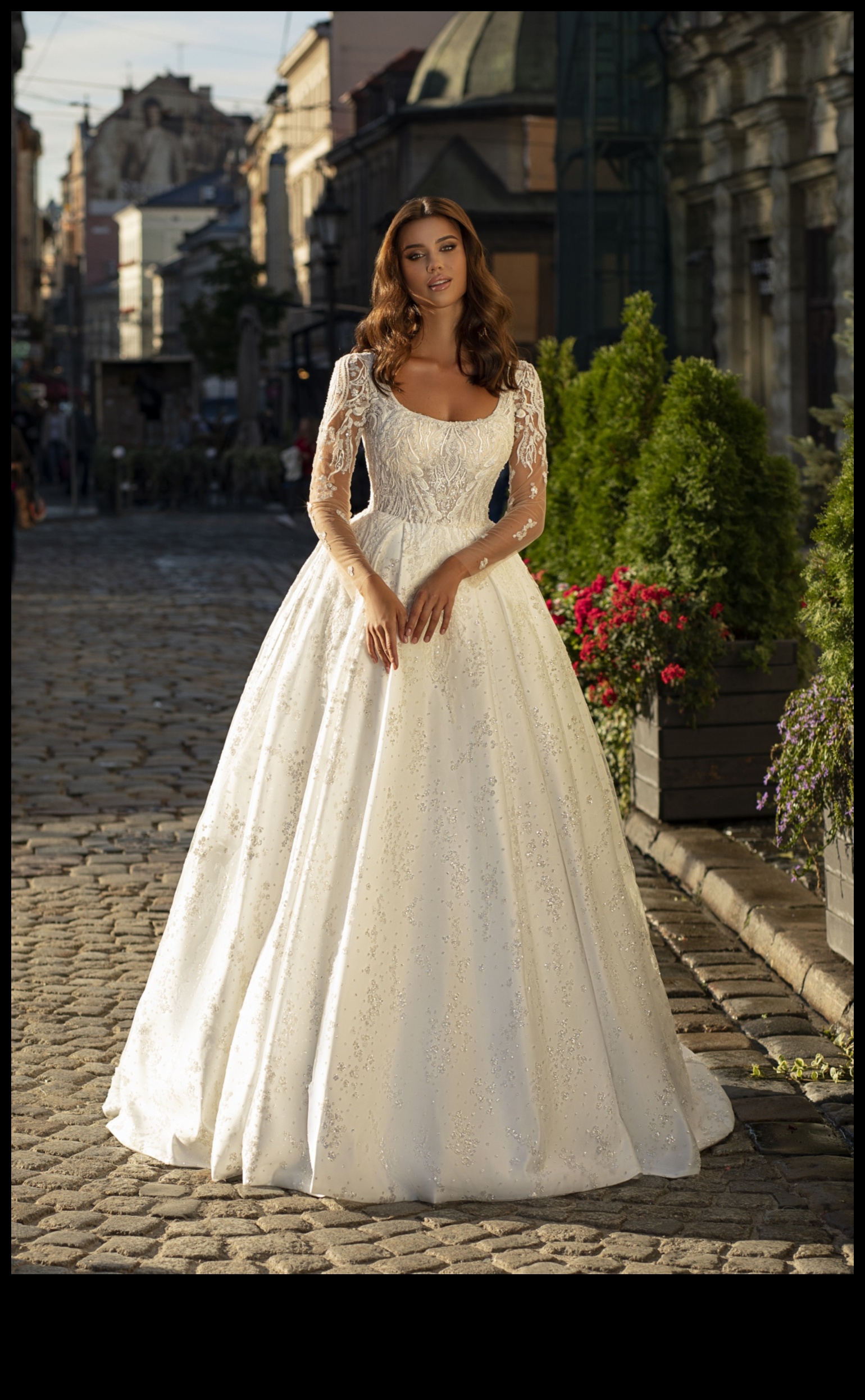 Graceful Grandeur: The Perfect Princess Bridal Attire