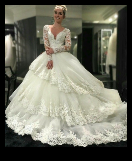 Graceful Grandeur: The Perfect Princess Bridal Attire
