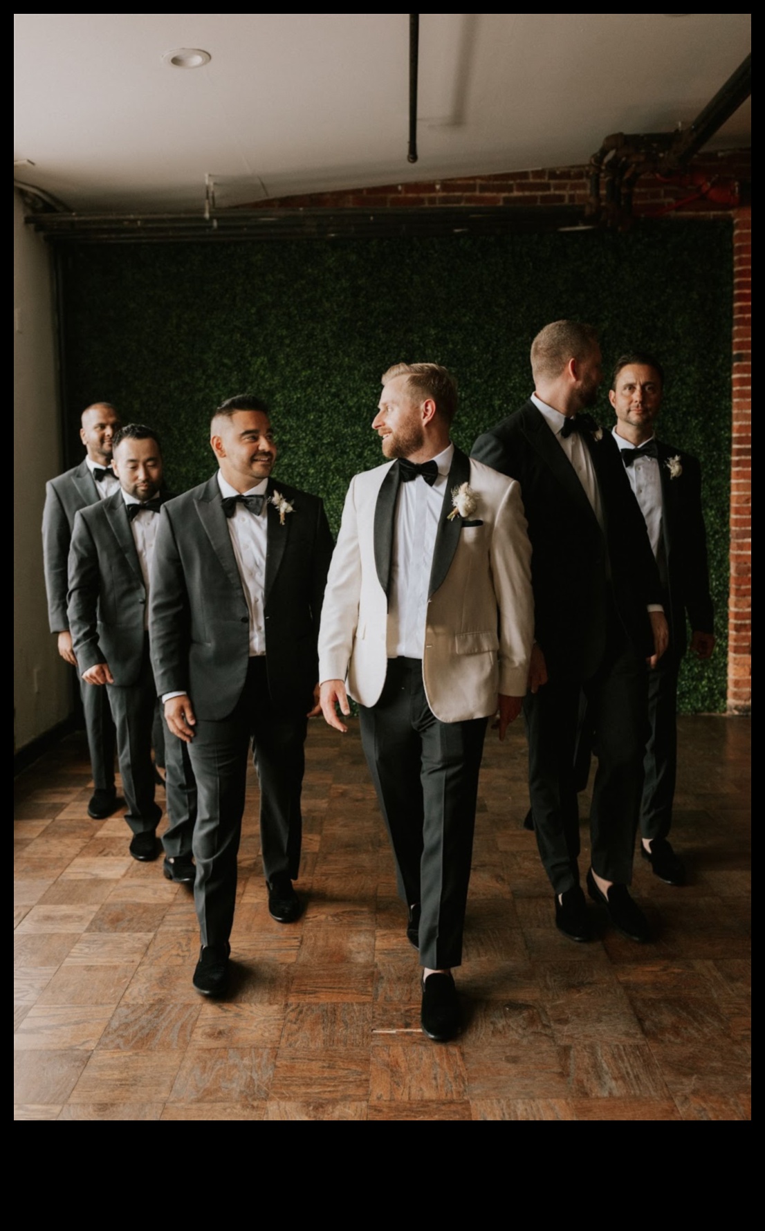 Groom's Charm: Modern Attire Revelry