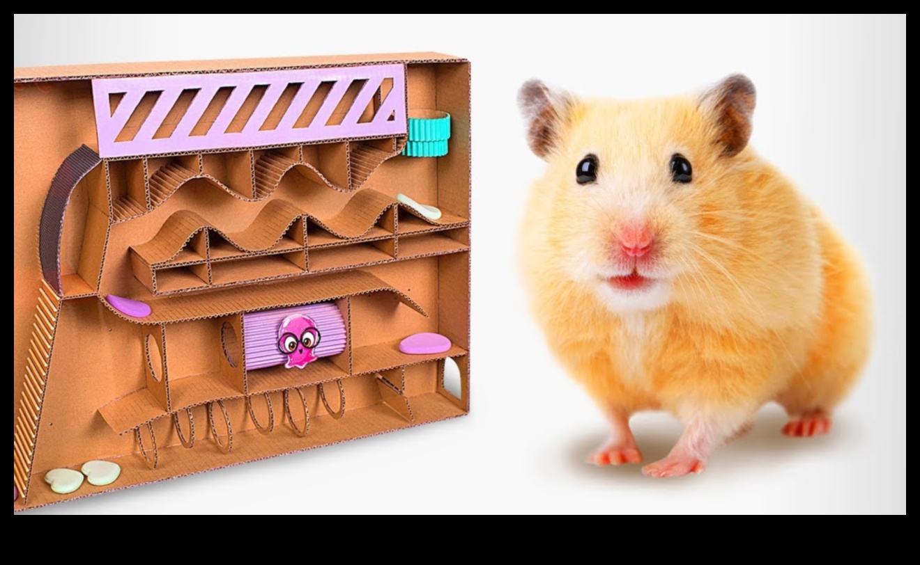 Hamster Maze Mania: Constructing a Mini Labyrinth for Fun