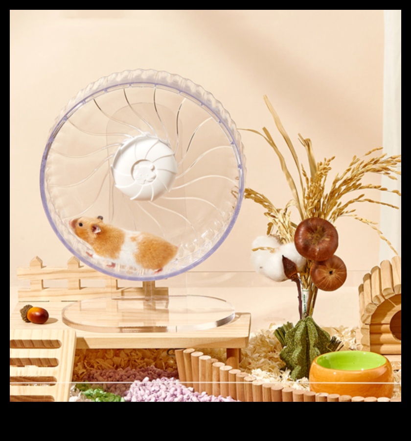 Hamster Wheel Whirlwind: Spinning Fun for Active Hamsters