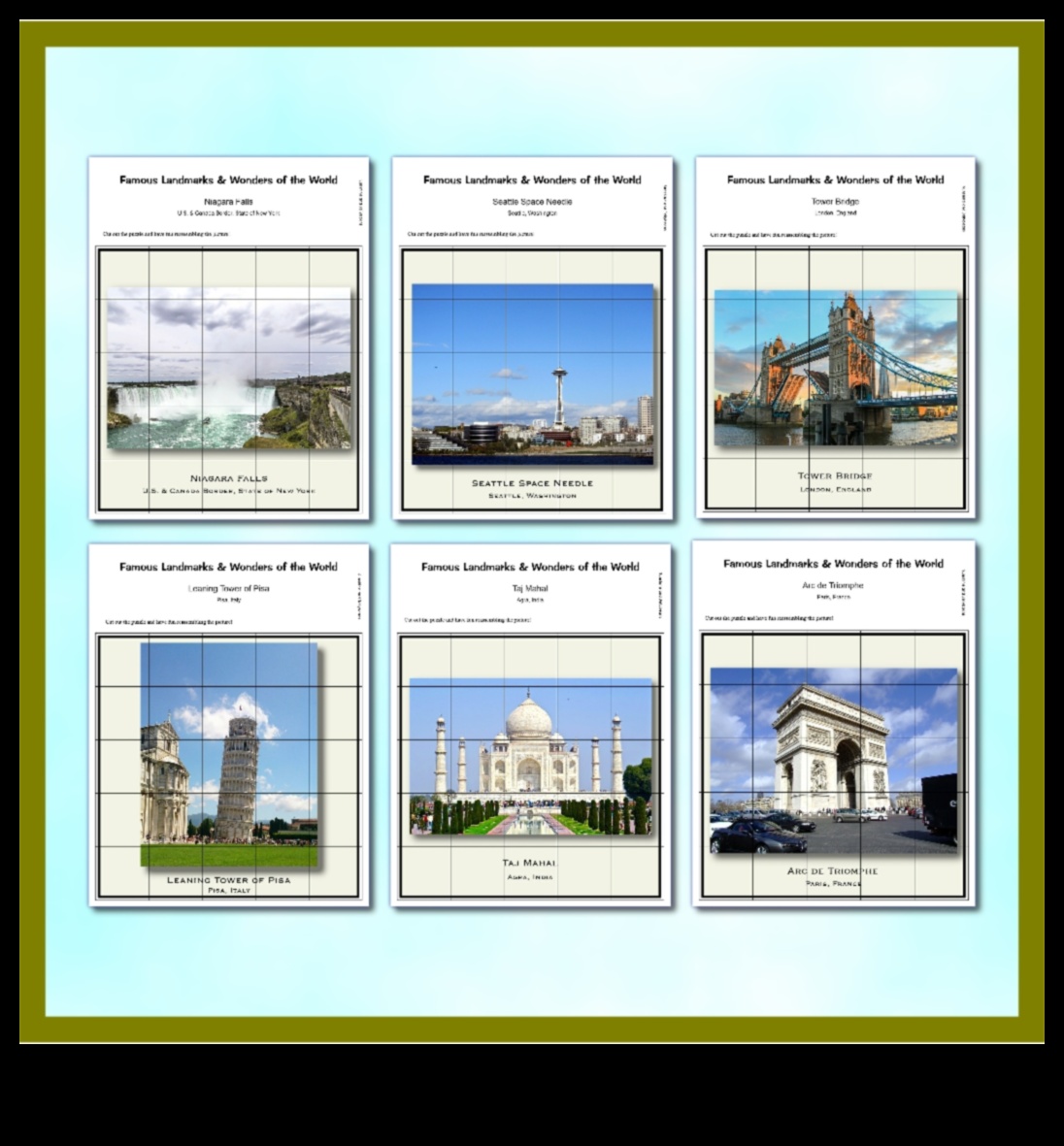 Landmark Gazette: Headlines from the World of Wonders