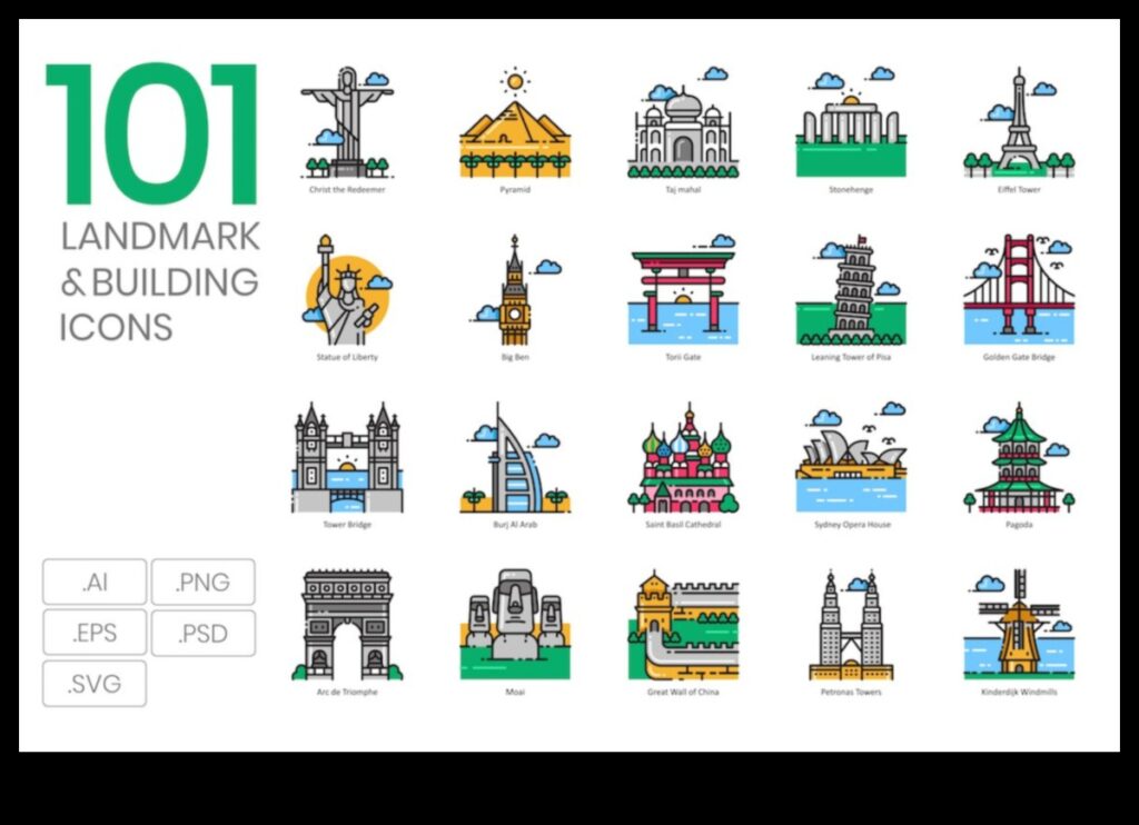 Landmark Legends Chronicles of Cultural Icons from Around the World 1