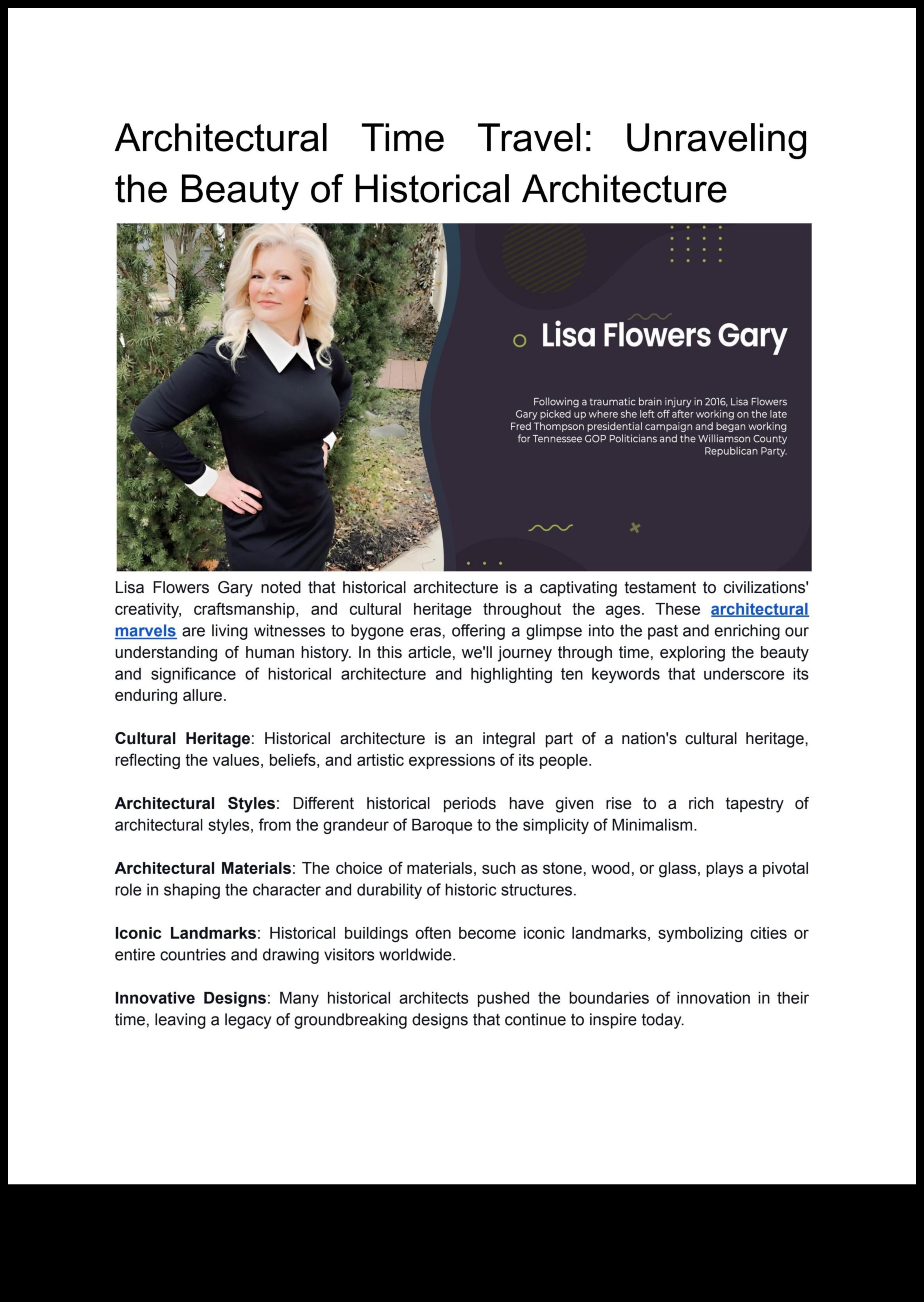 Legacy Landmarks: Standing Testaments to the Ages